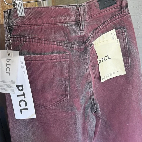 Burgundy Jeans - Picture 3 of 3